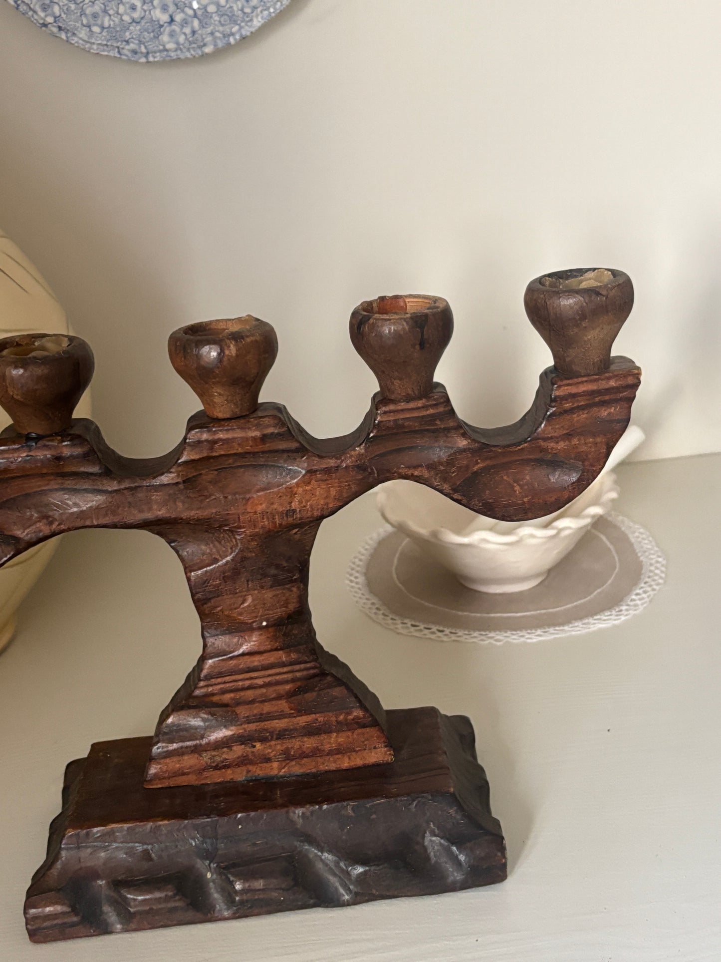 Smukkeste træ lysestage