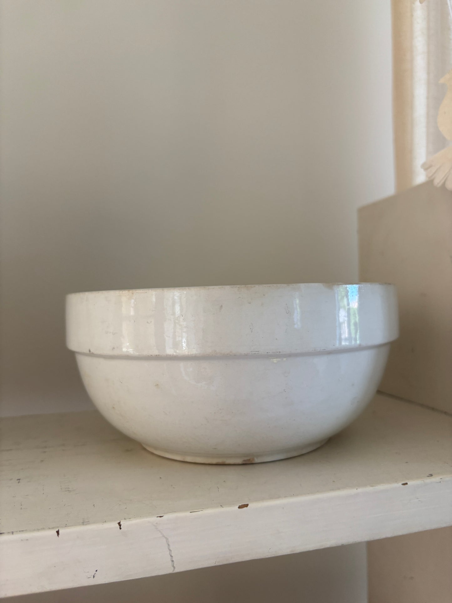 Fin gammel alumina skål