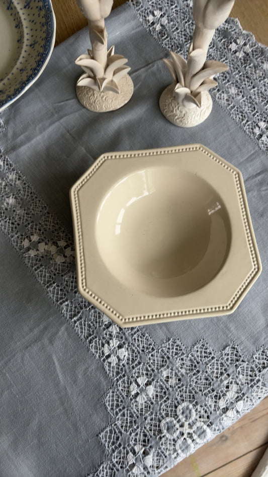 Lyseblå vintage dug