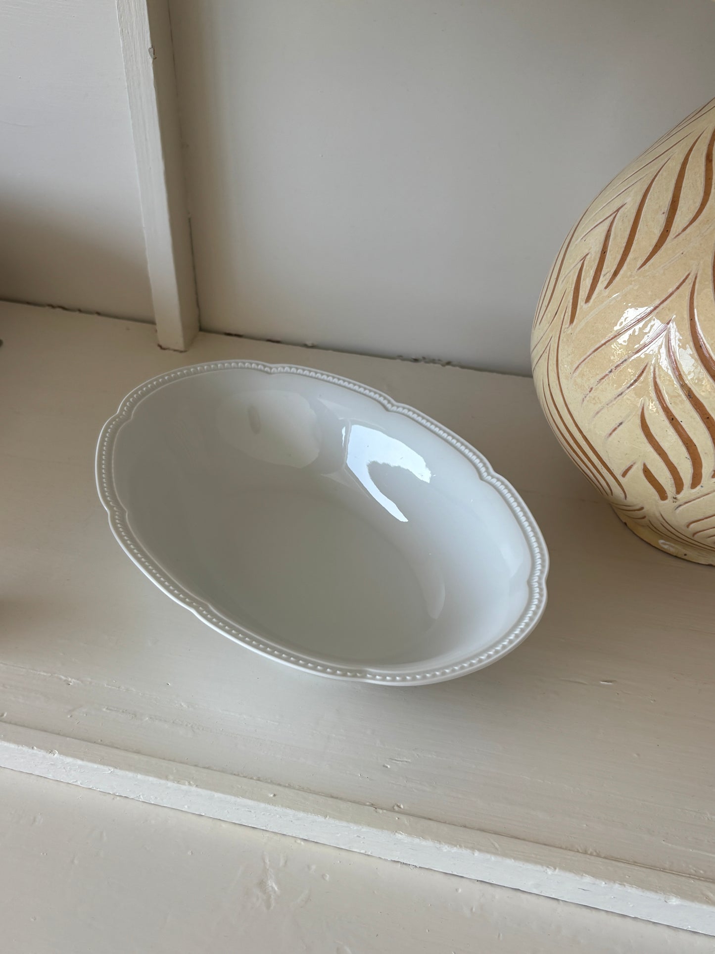 Skål med perlekant