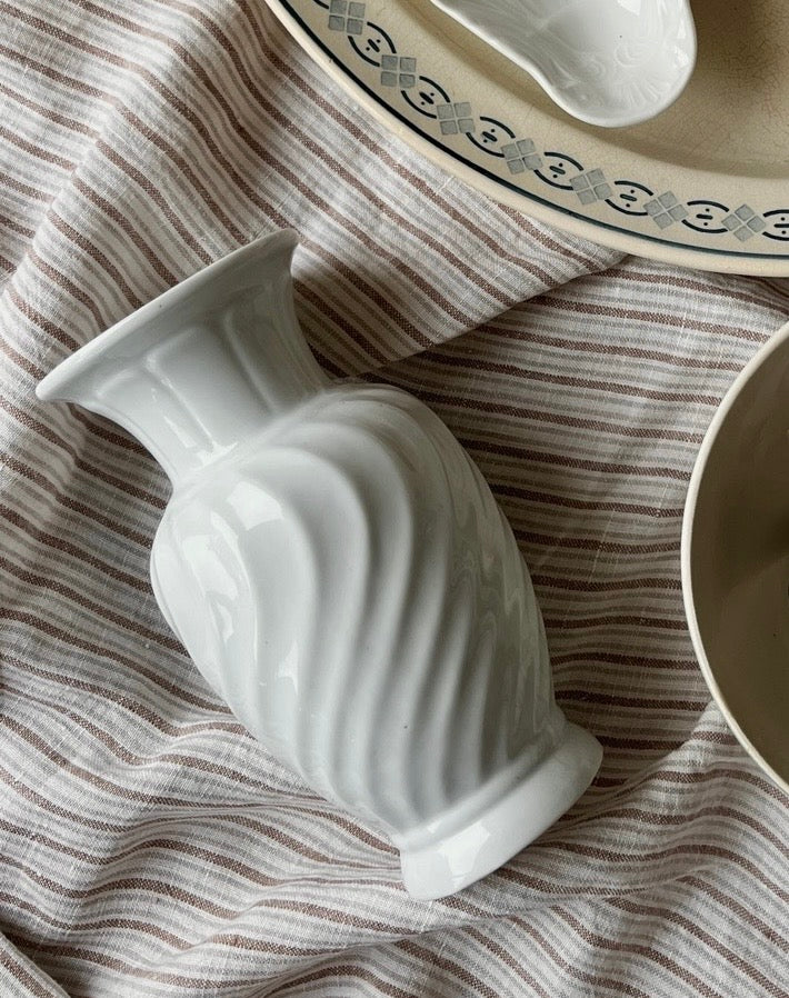 Swirl vase, porcelæn