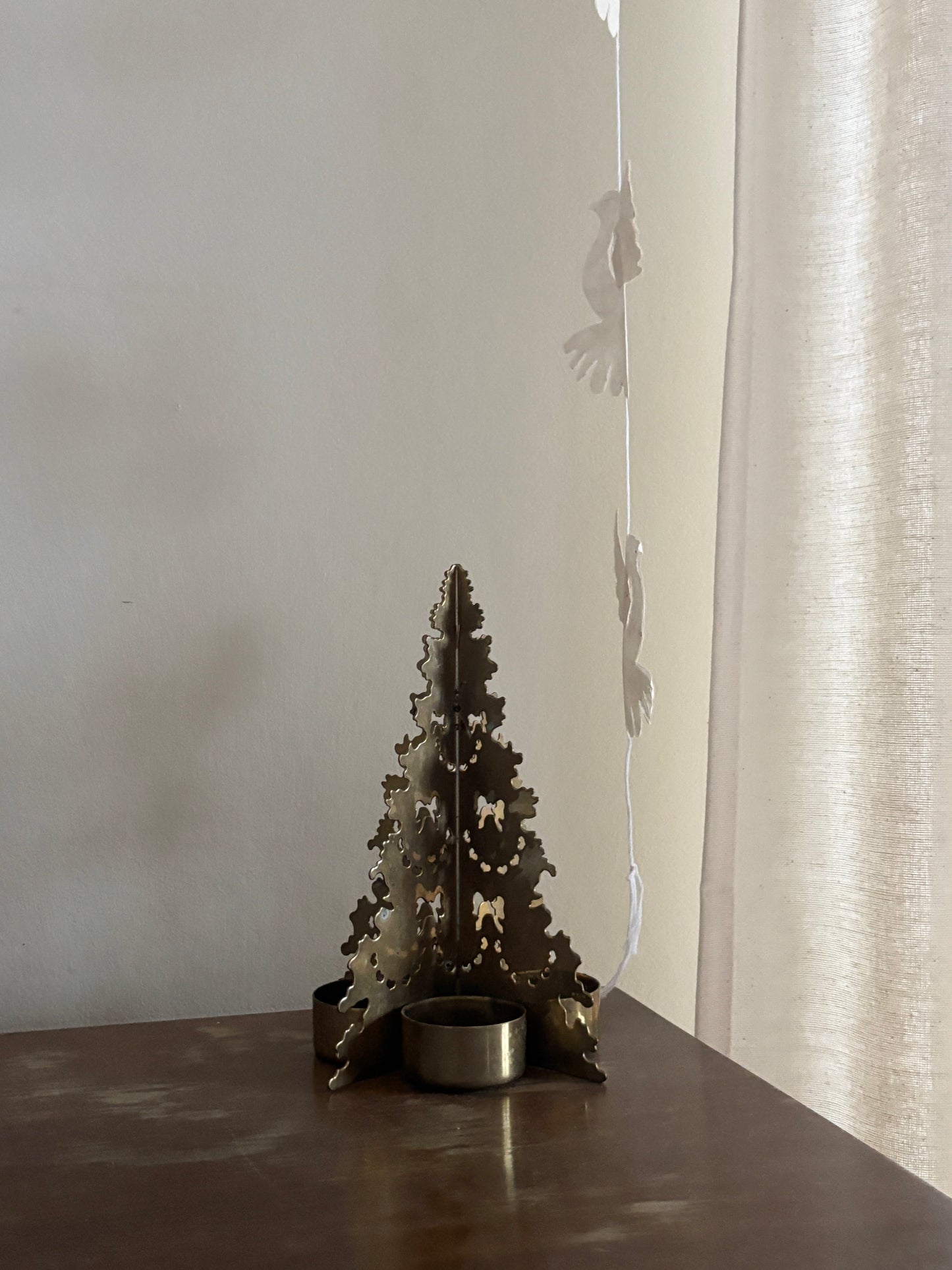 Messing stage, juletræ