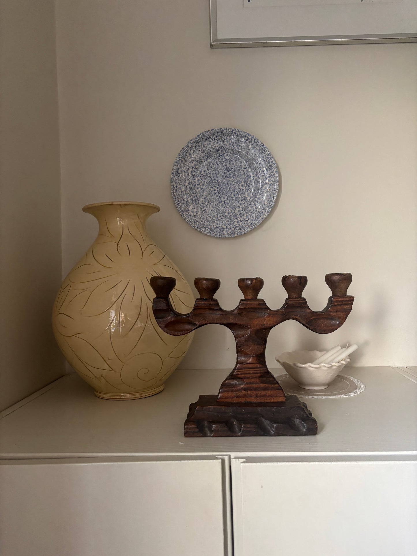 Smukkeste træ lysestage