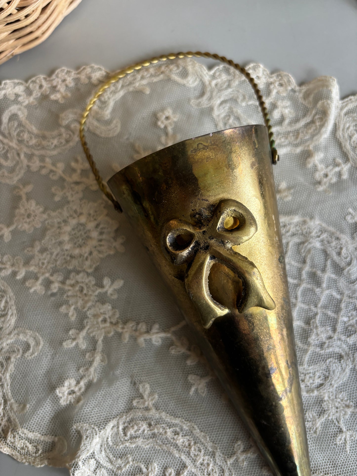 Stor fint messing kræmmerhus