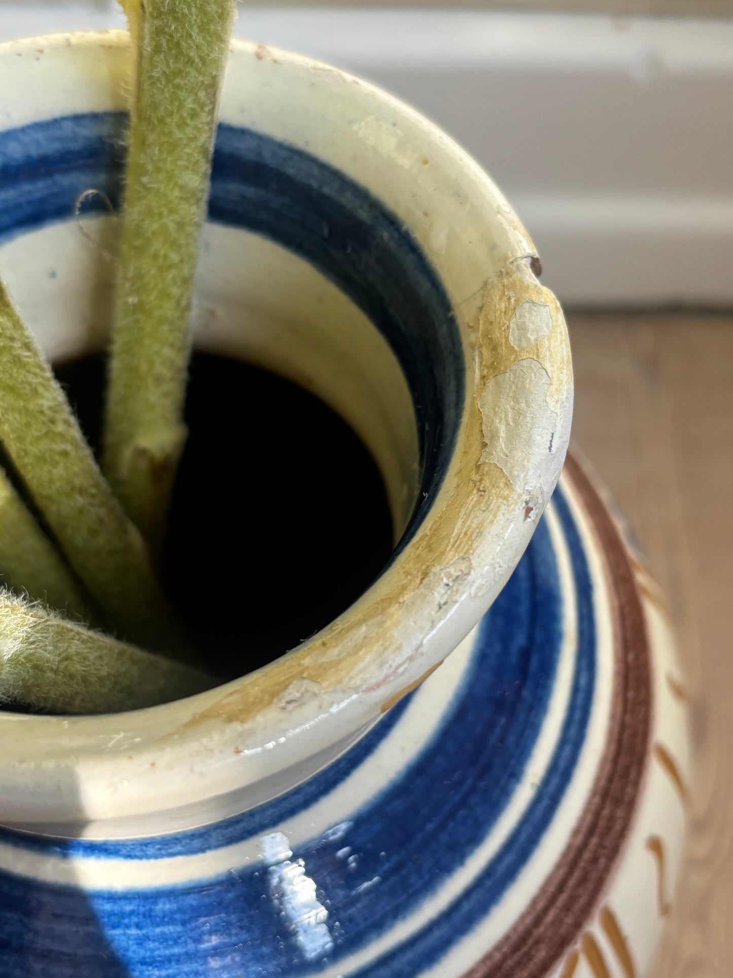 Stor smuk keramik vase