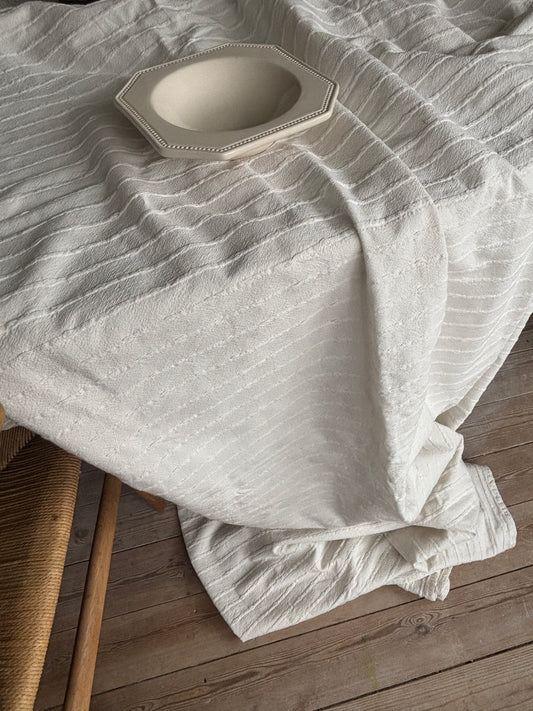 Fik lys dug med struktur