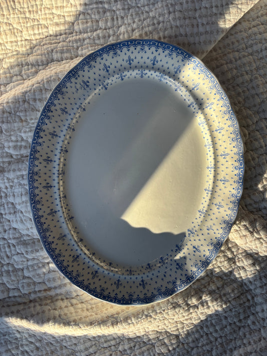 Stort smuk engelsk fad