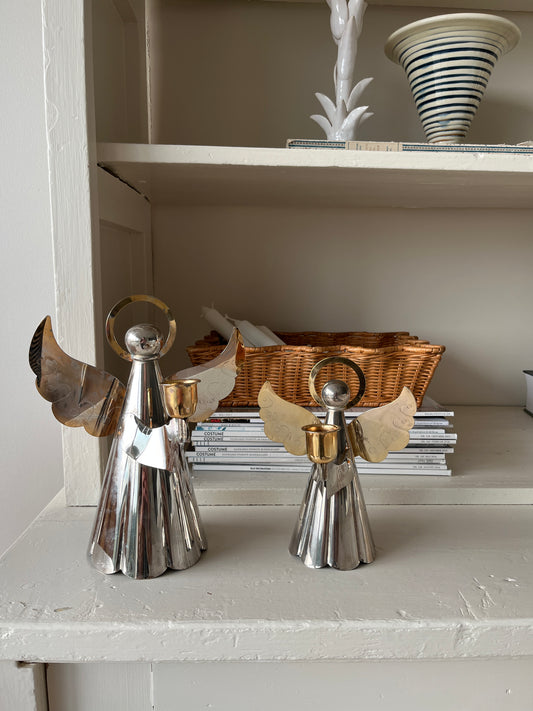 Juleengle lysestager