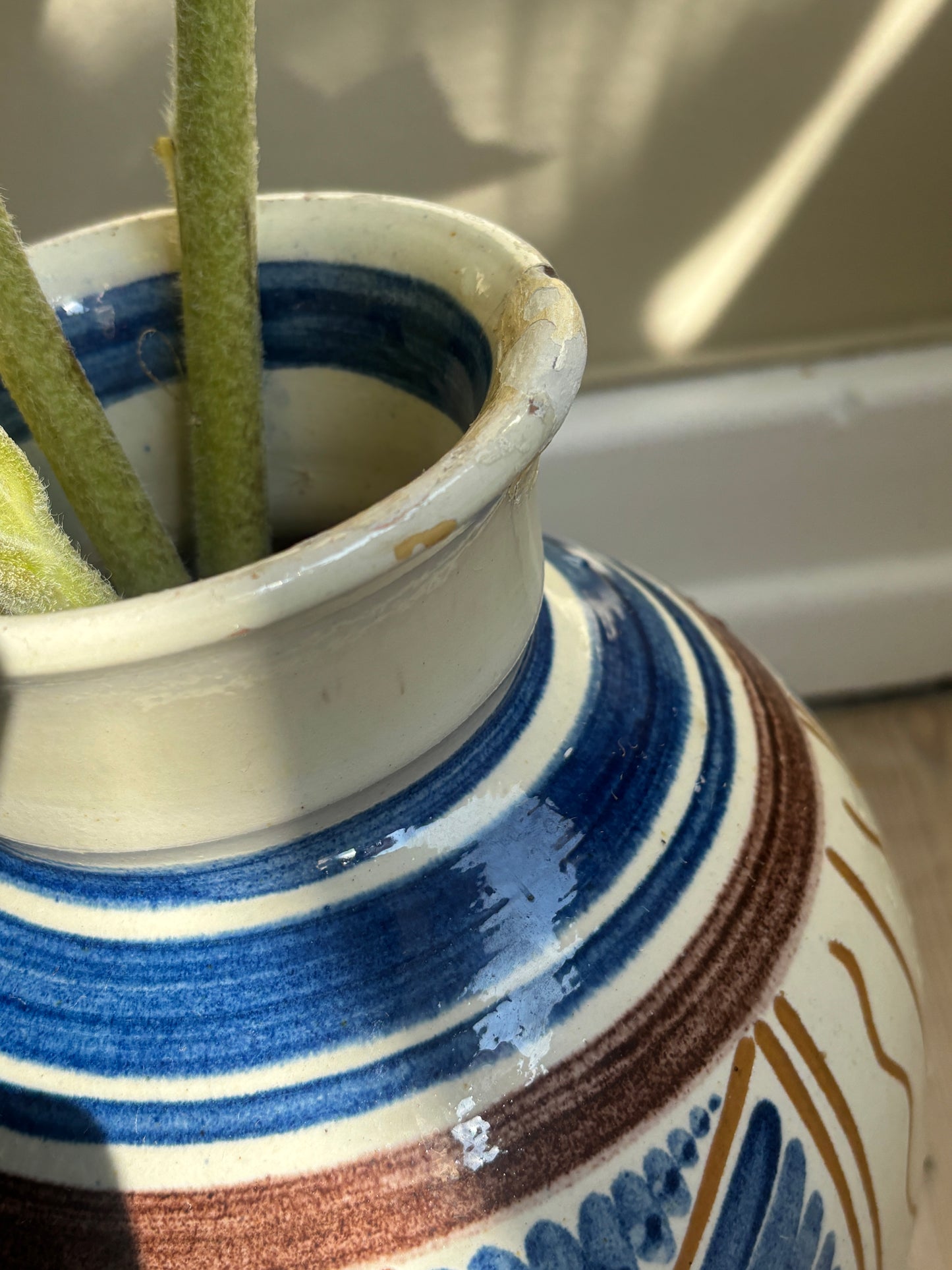 Stor smuk keramik vase