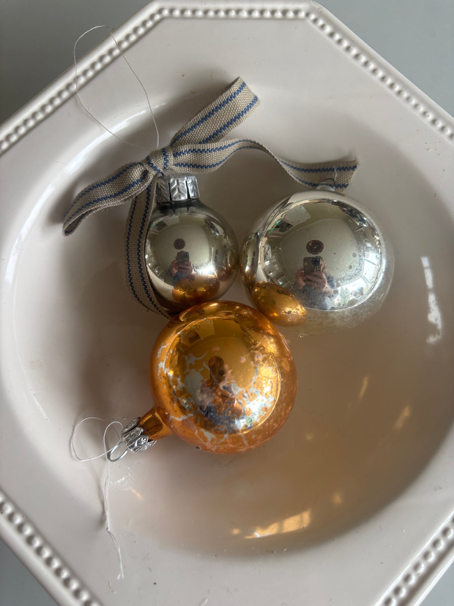 Lot af gamle vintage kugler