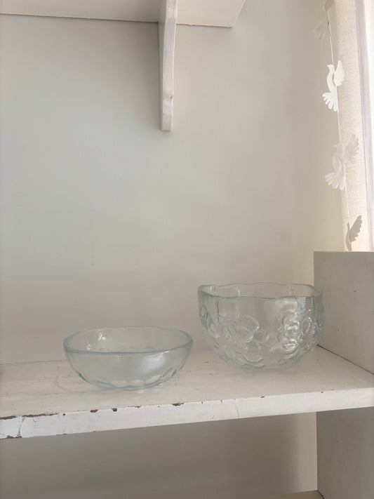 Skåle i tyk glas