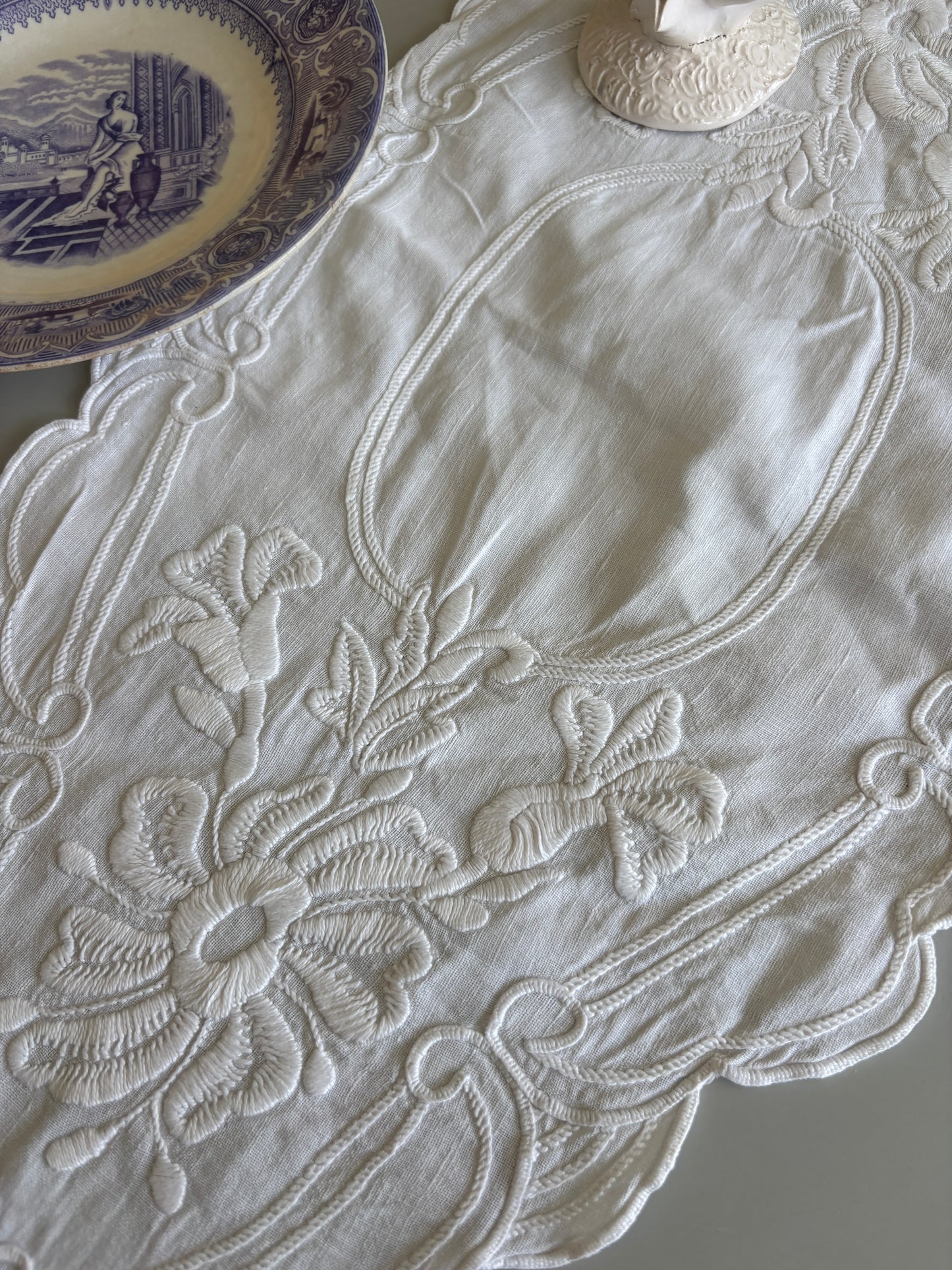Vintage tekstil broderet