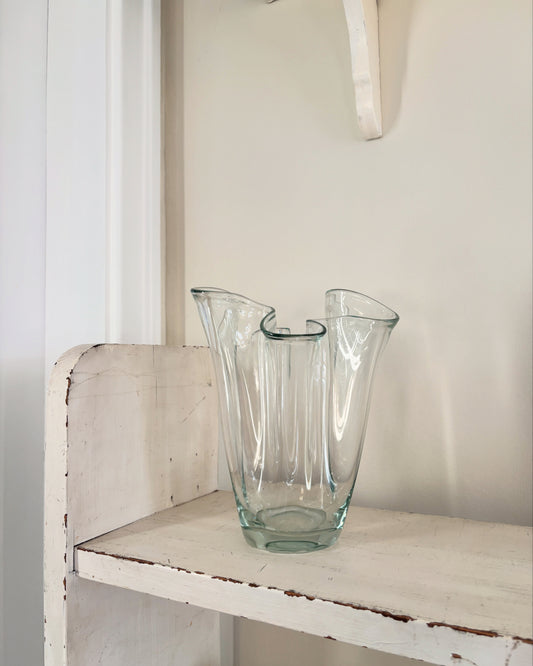 Tulipanvase i glas