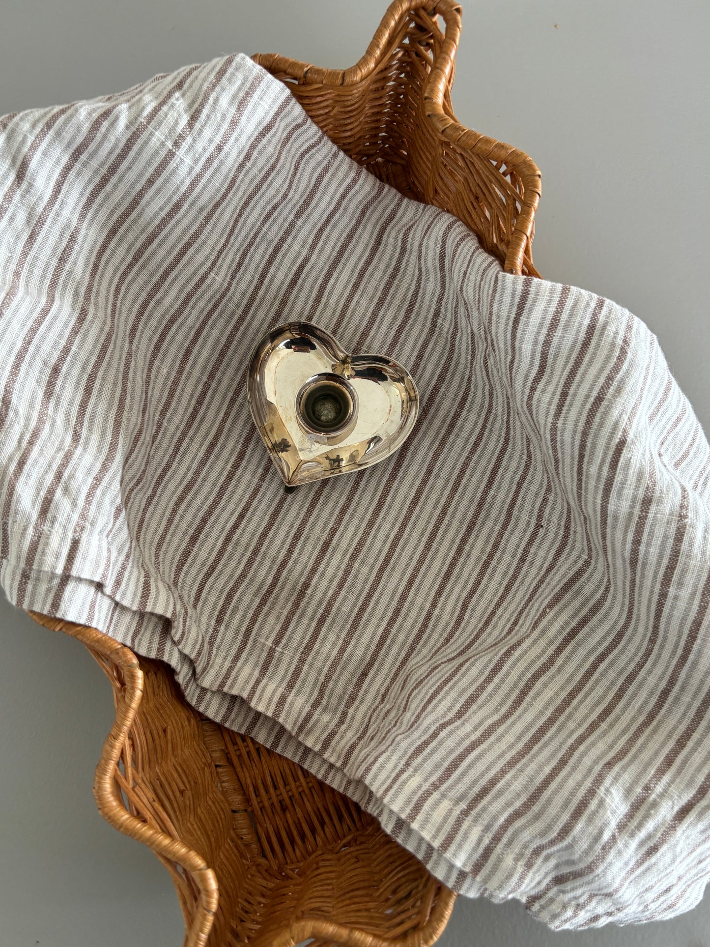 Lille hjerte lysestage