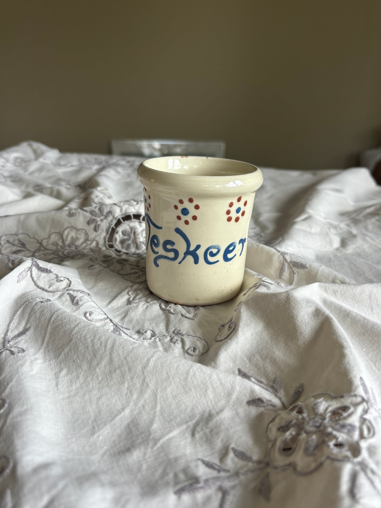Keramik krus til teskeer