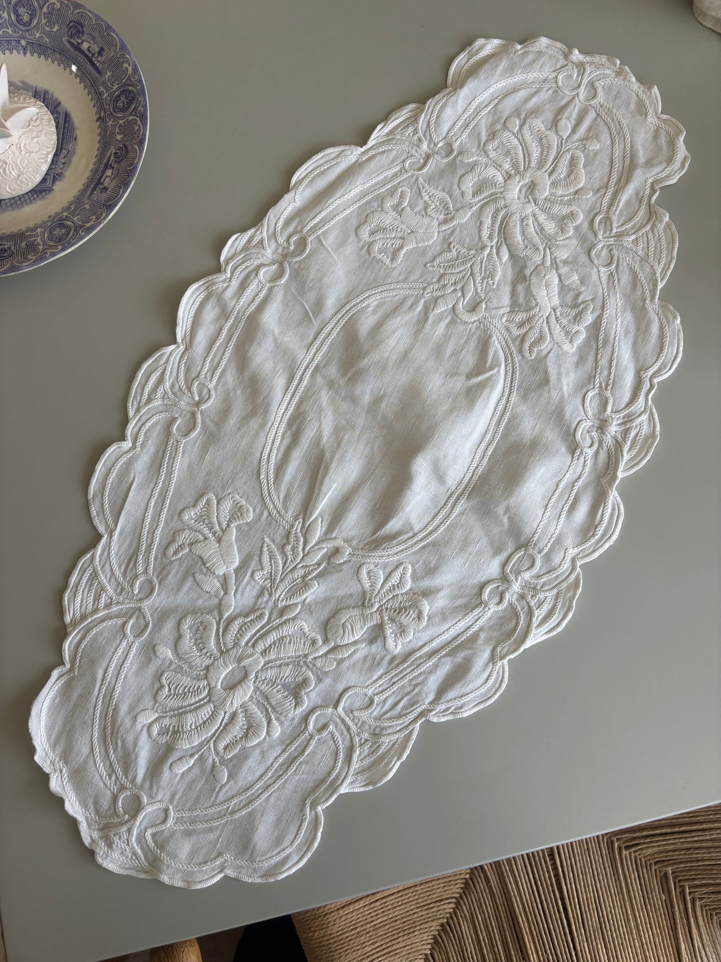 Vintage tekstil broderet