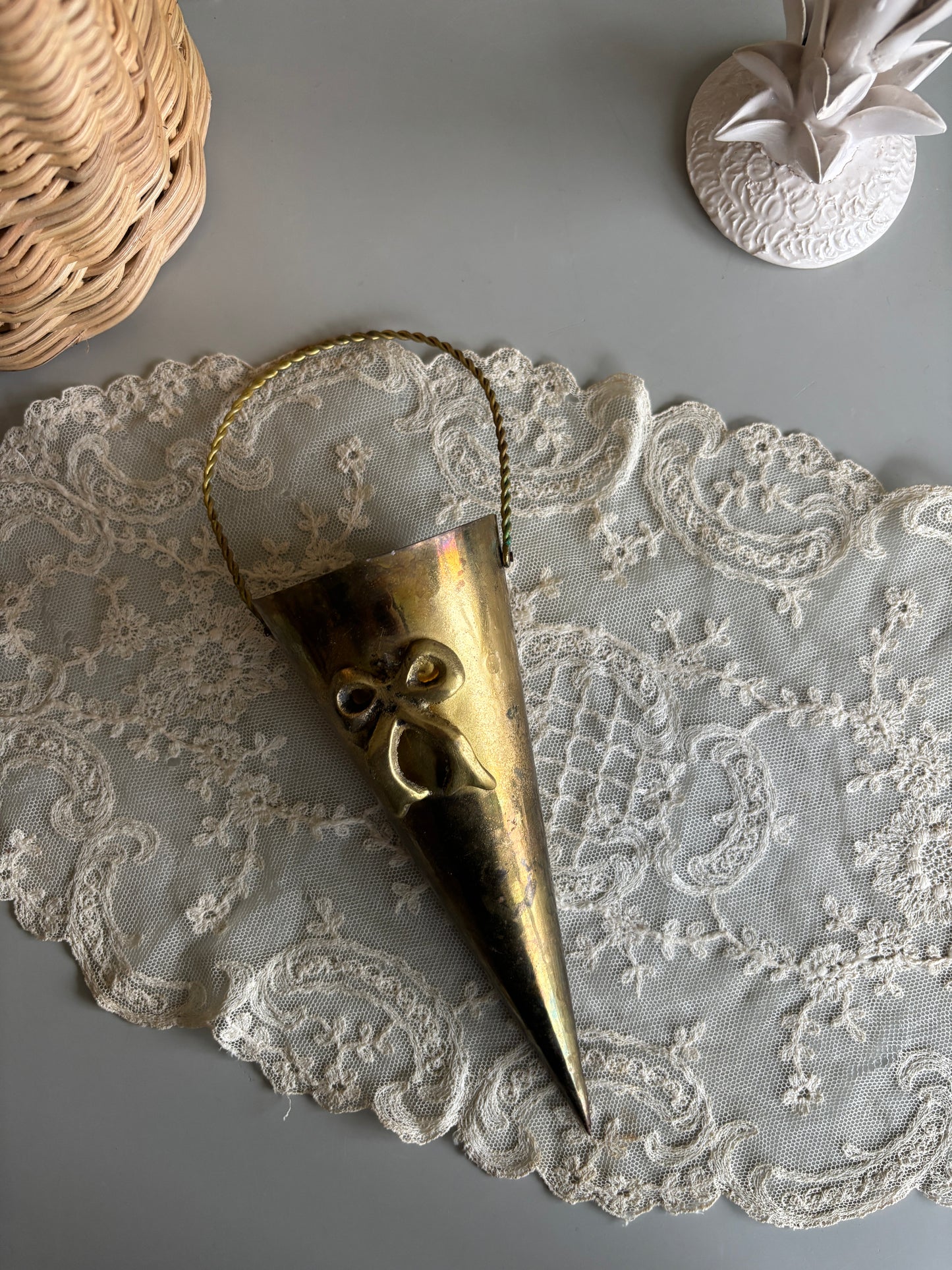 Stor fint messing kræmmerhus