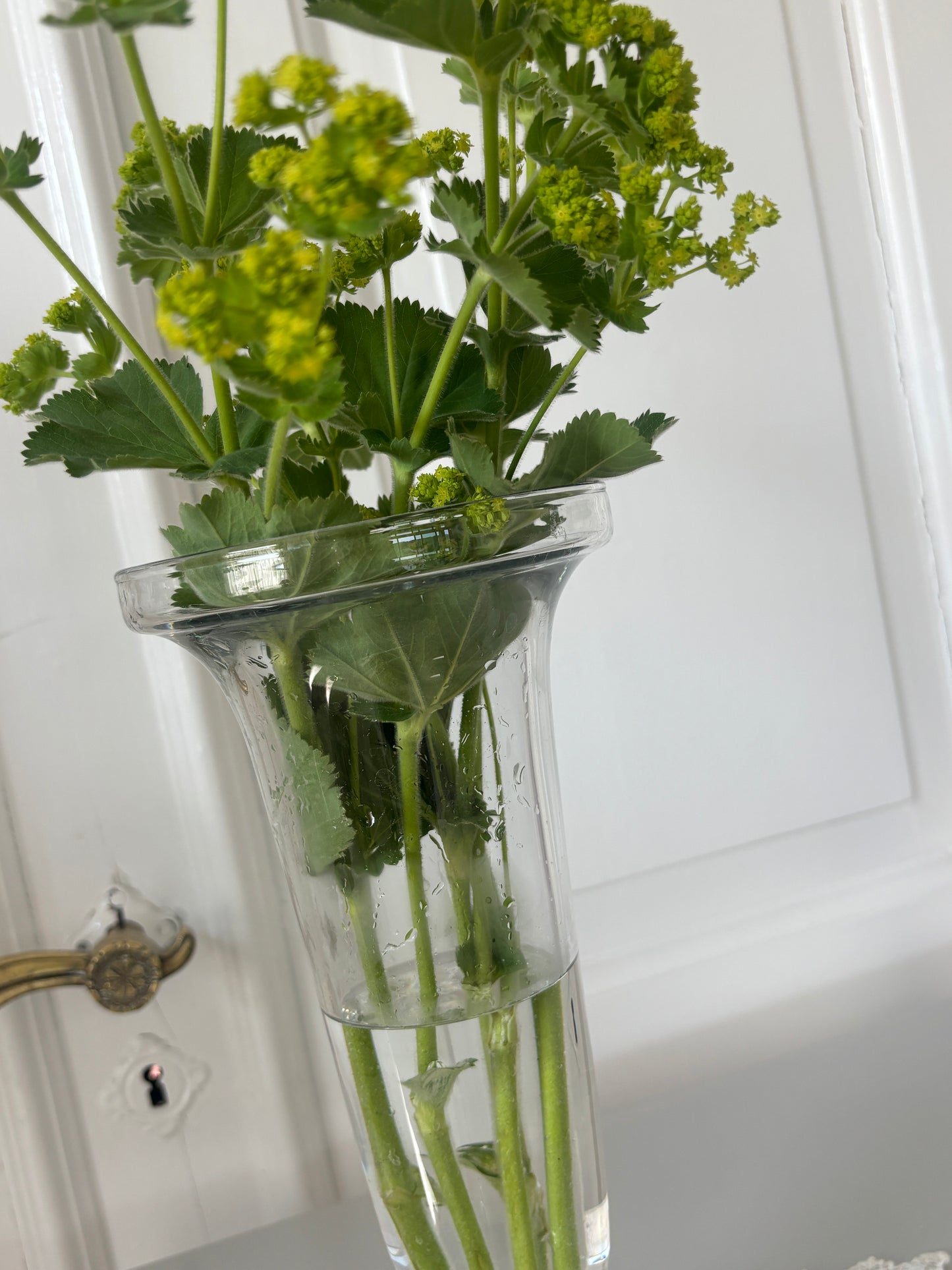 Vase i tyk glas