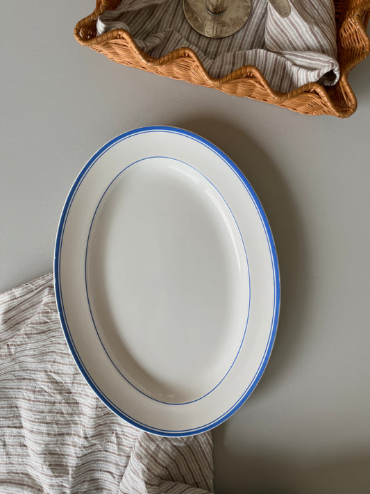 Fad med blå kant, Villeroy & Boch