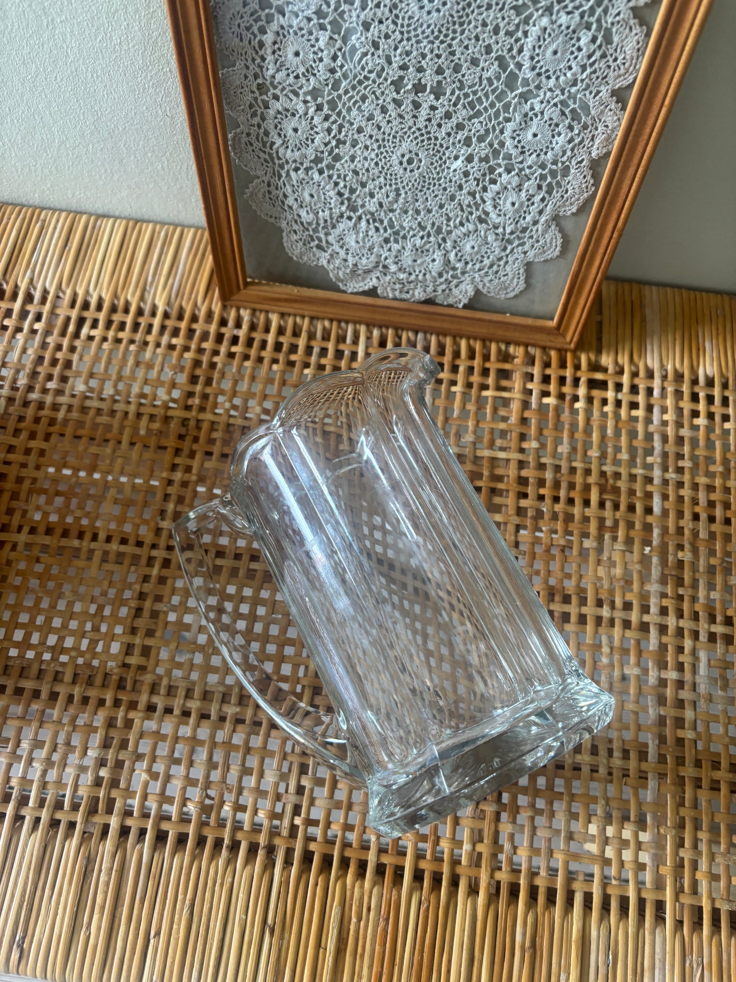 Glaskande i tyk glas