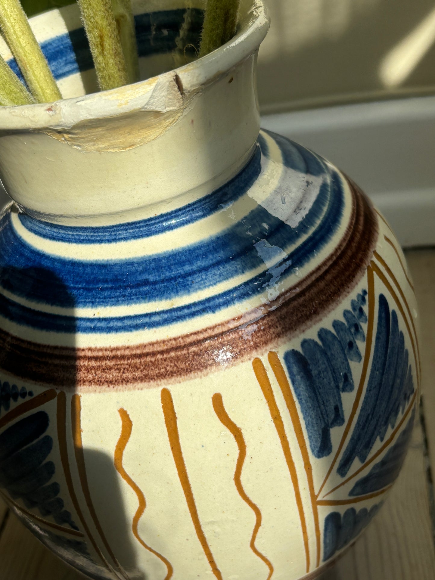 Stor smuk keramik vase