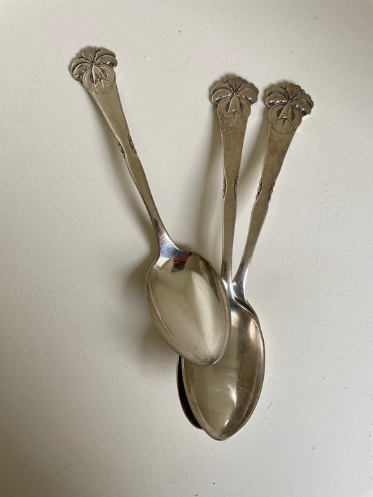 Fine spoons in sterling silver