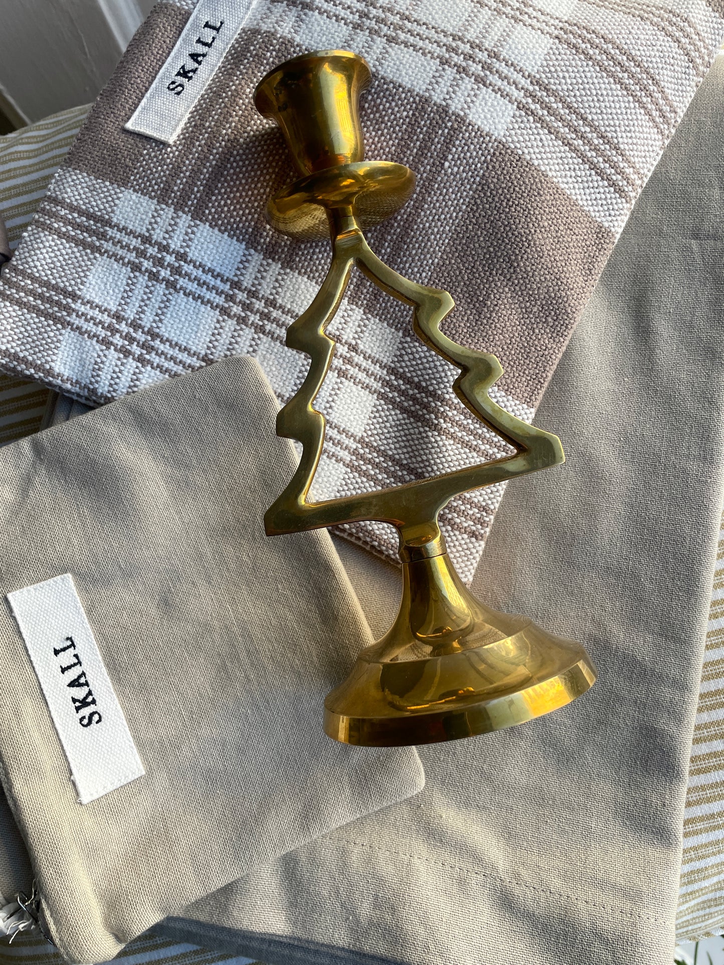 Juletræs lysestage til kronelys