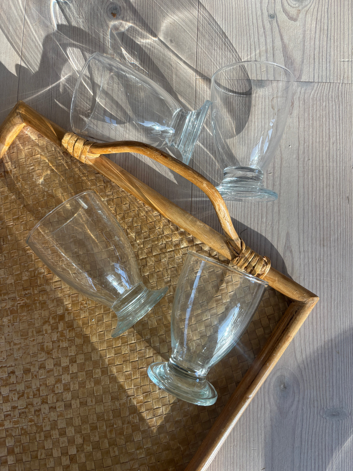 Glas på fod