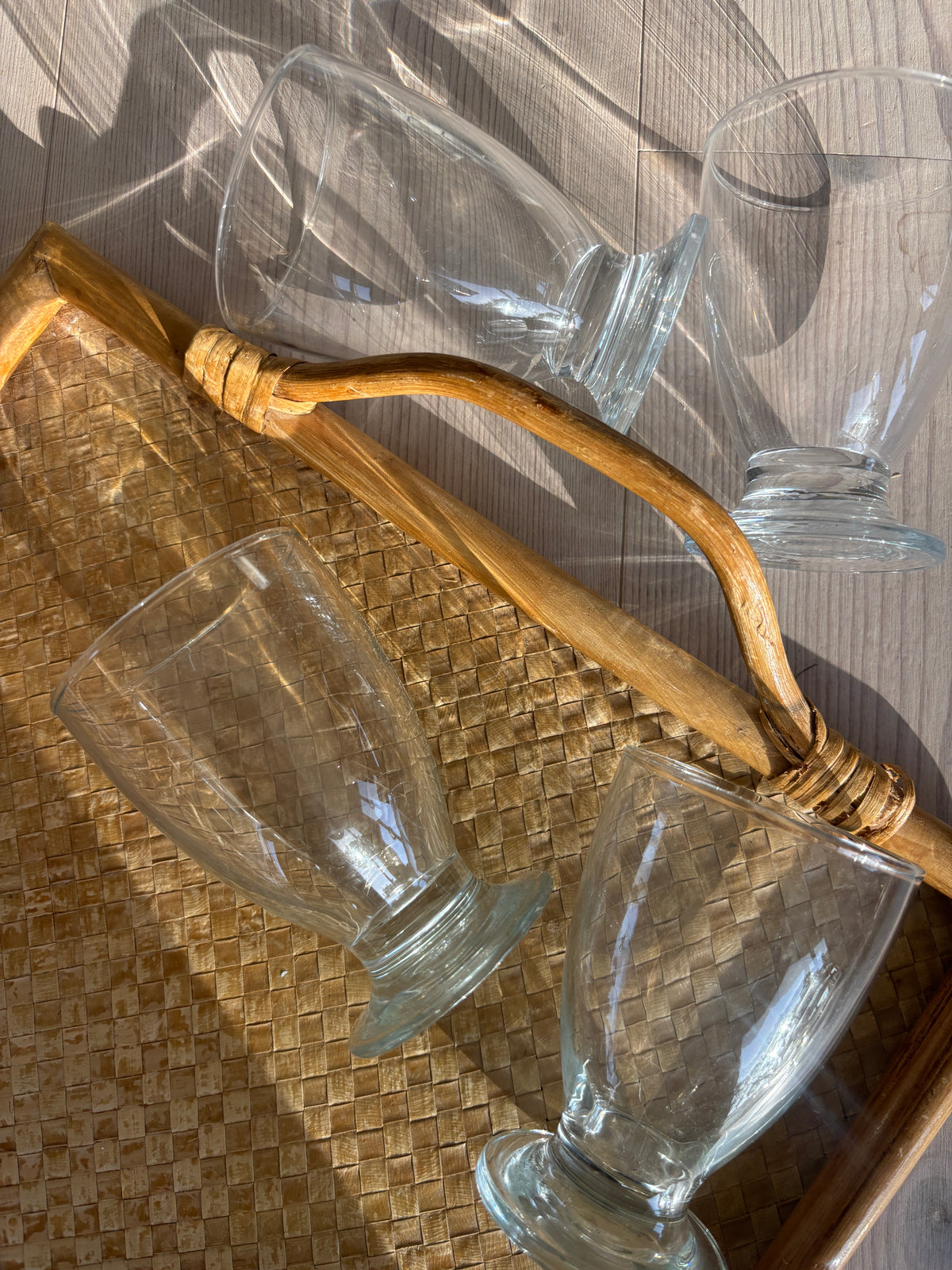 Glas på fod