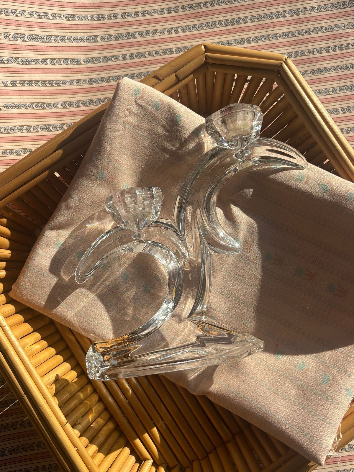 Glas lysestage