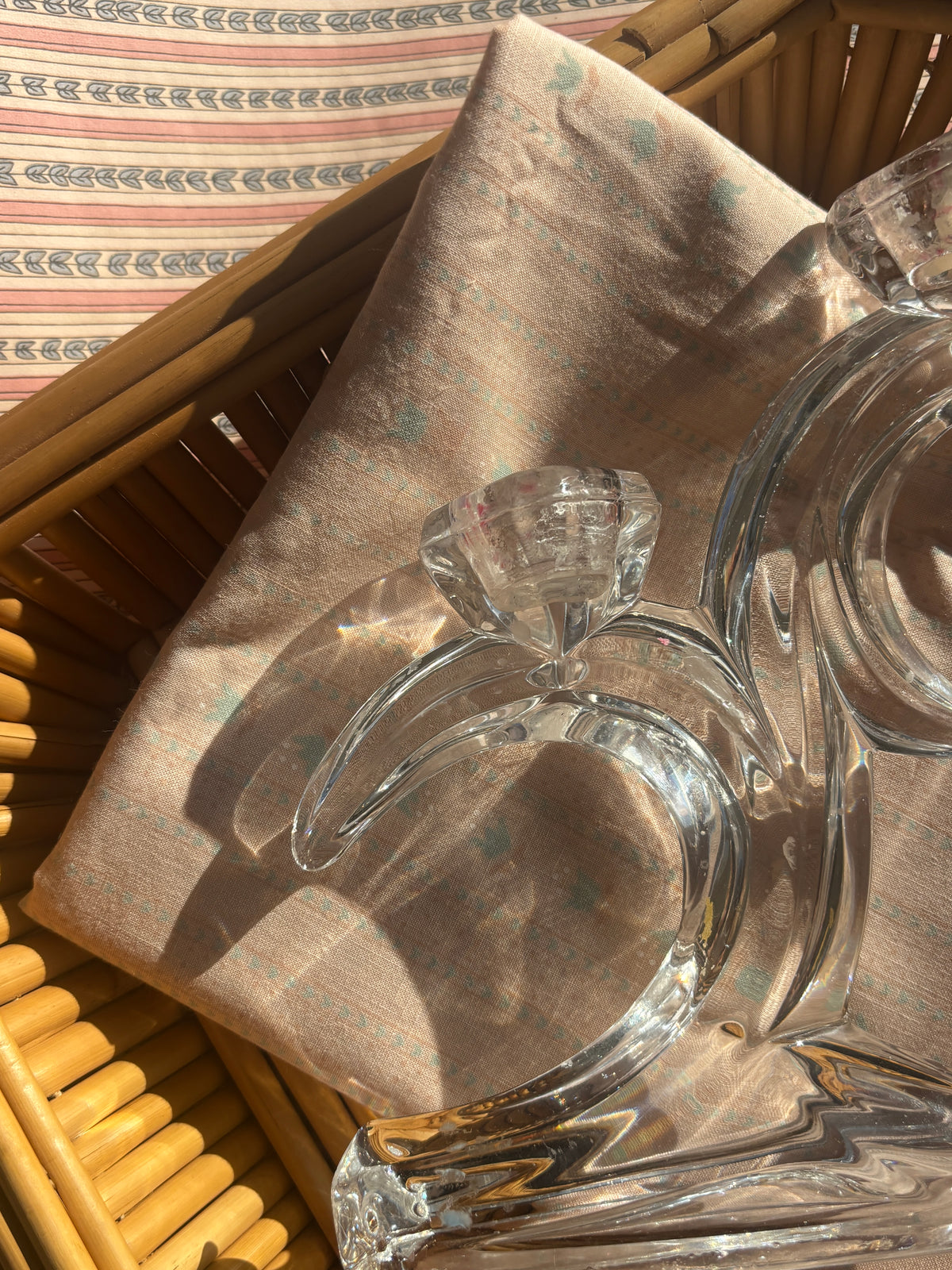 Glas lysestage