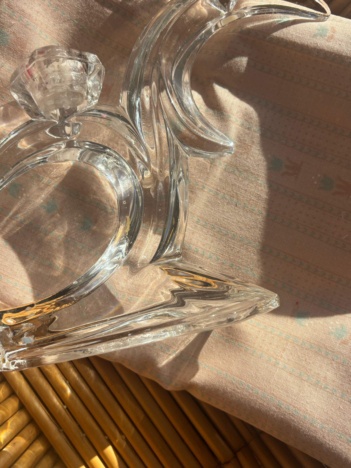 Glas lysestage