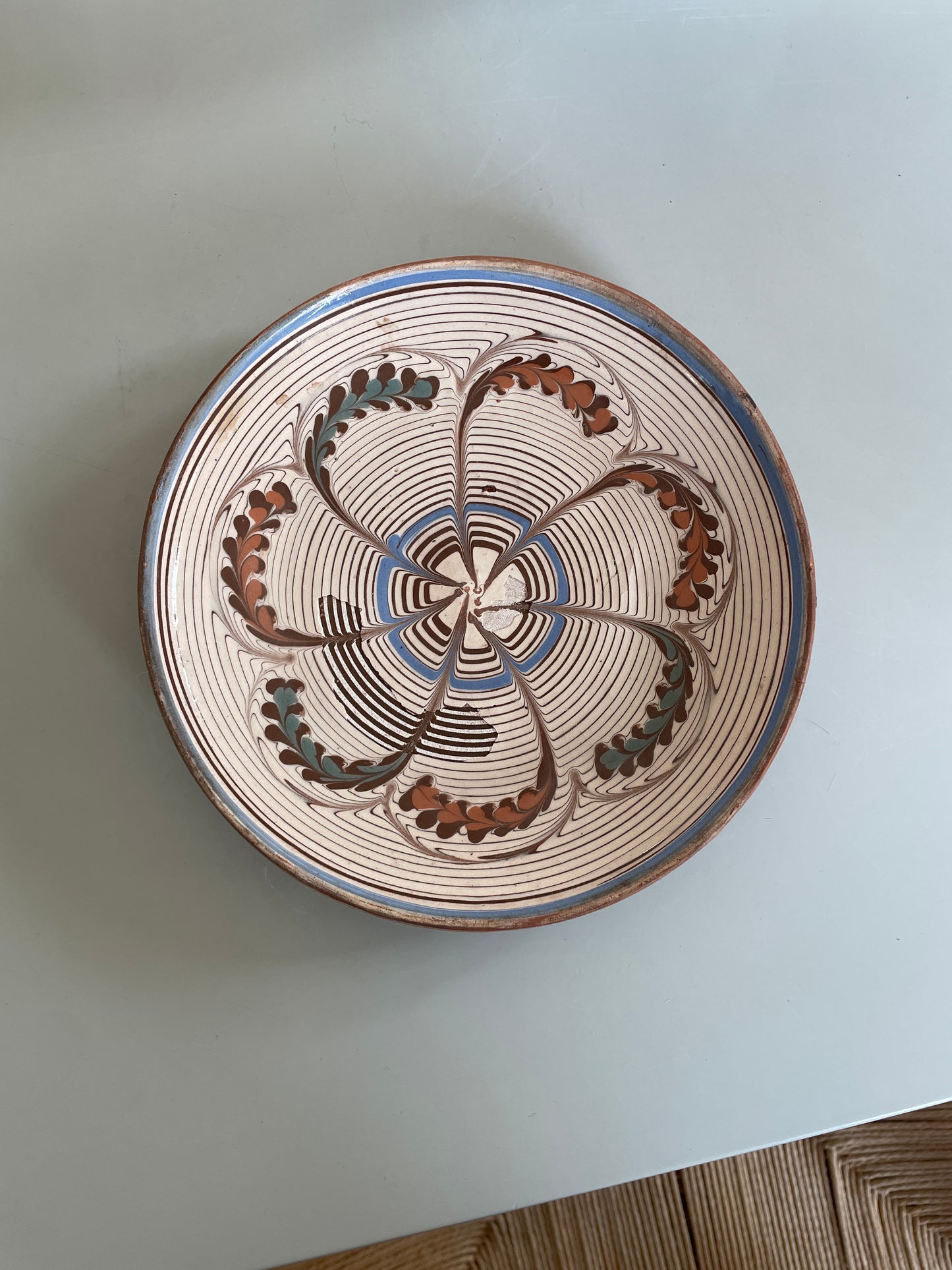 Smuk lille keramik platte