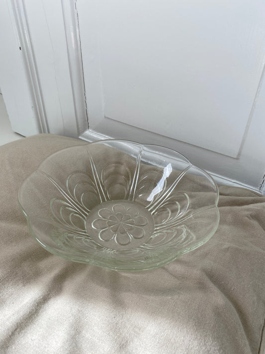 Beautiful vintage glass bowl