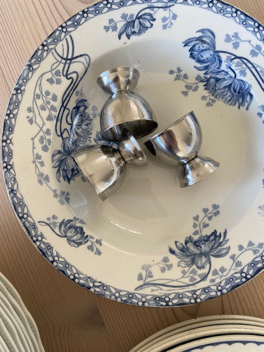 Stål æggebægre