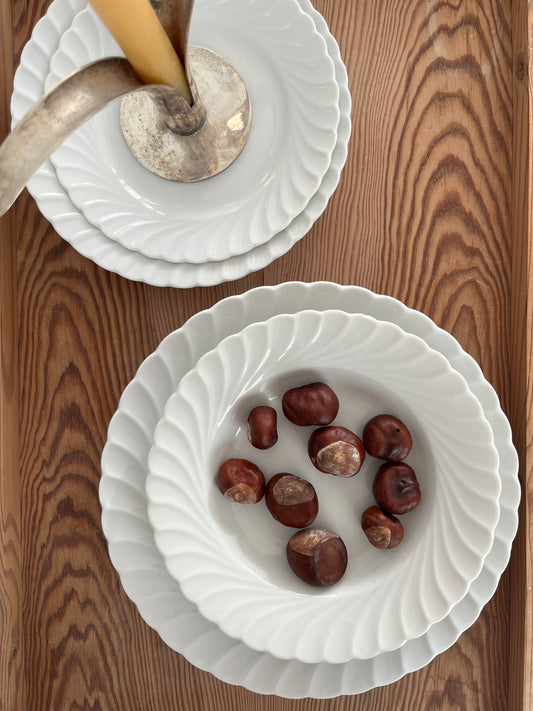 Norske middagstallerkner med swirl