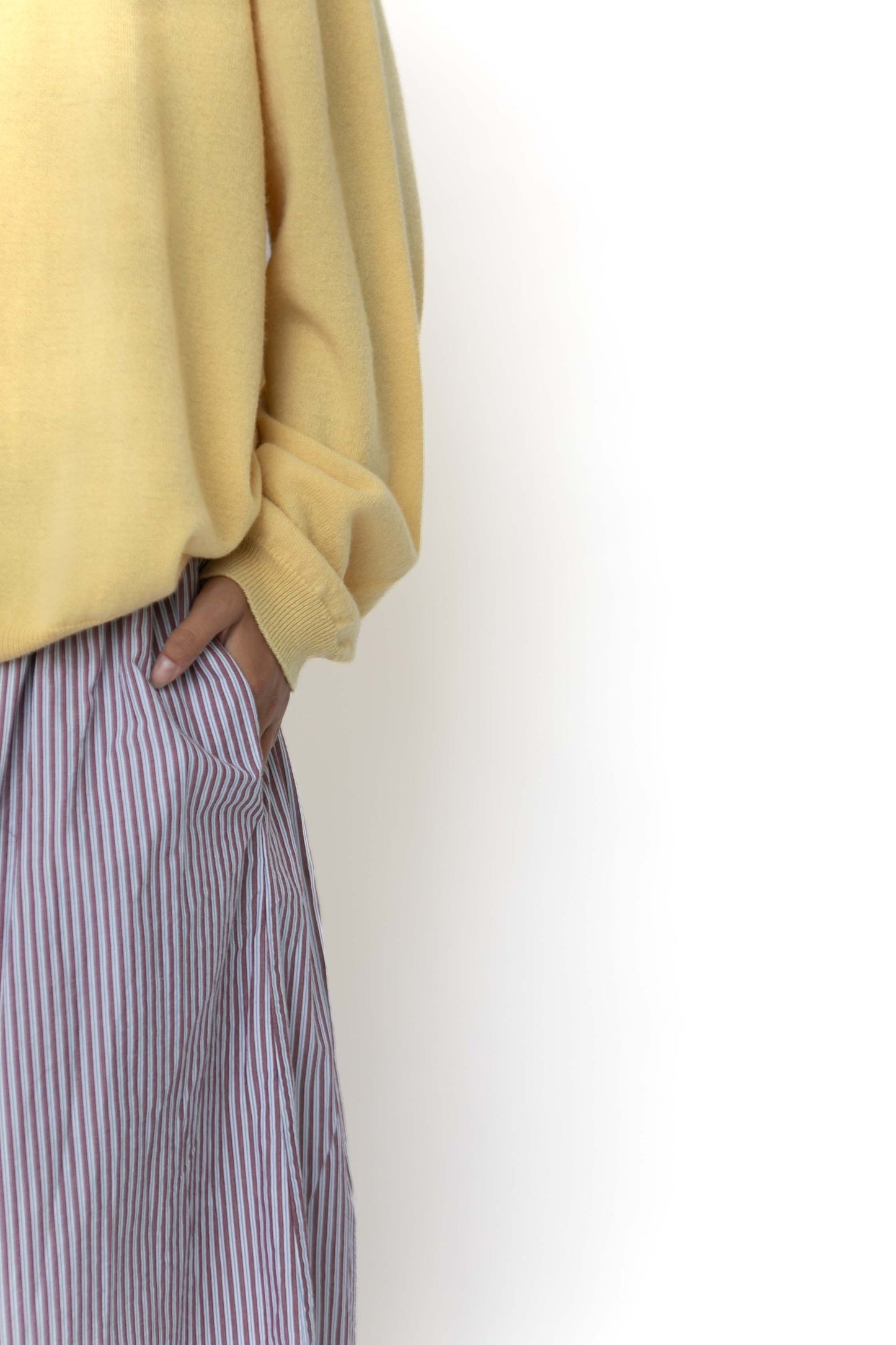 Olga skirt, Architect stripe