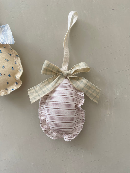Handmade fabric Easter egg 3