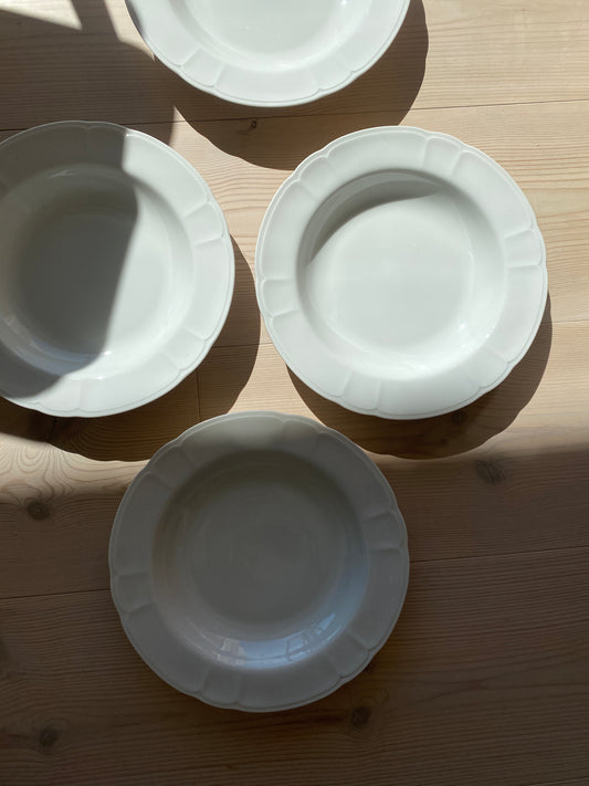 Deep plates white